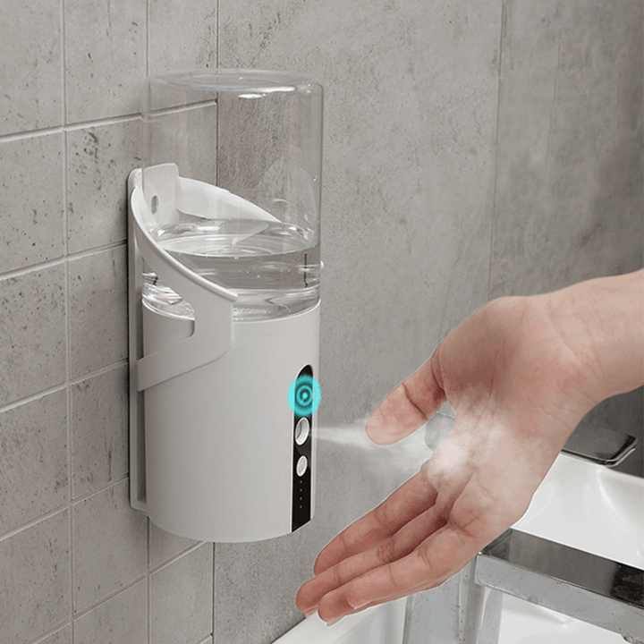 320Ml Wall Mounted Automatic Soap Dispenser Spray Liquid Soap Dispenser Infrared Sensor Touchless Hand Sanitizer Machine