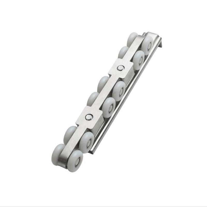 2Pcs Stainless Steel Sliding Wooden Door Wheels Roller Closet Track Pulley Hanging Super Bearing