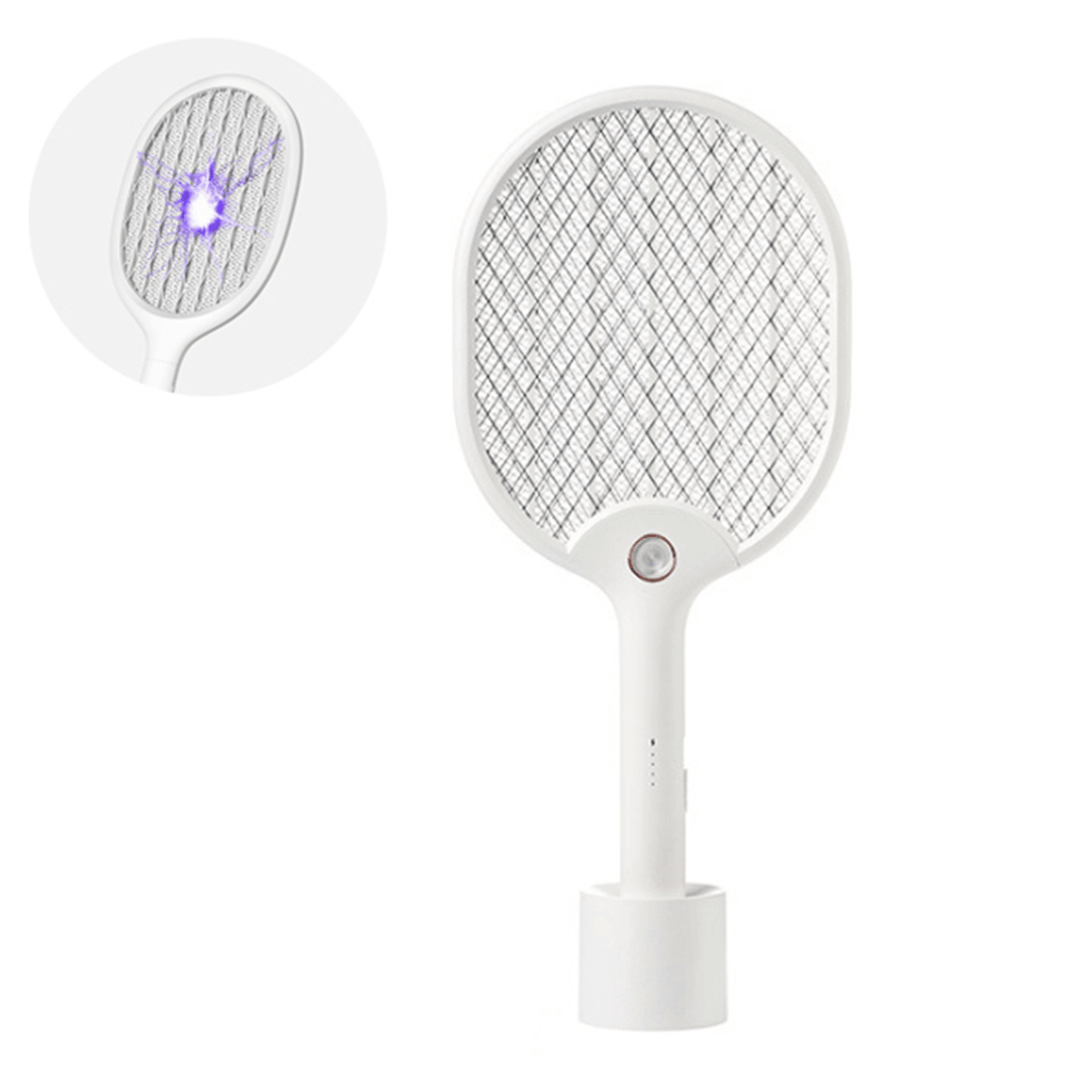 3PCS Jordan&Judy 3000V Electric Mosquito Swatter Portable Insect Repellent Travel Three-Layer Anti-Electric Shock Net USB Charging Mosquito Dispeller From