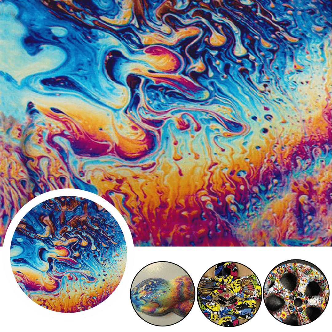 50X100Cm PVA Dipping Hydrographics Film Water Transfer Film Printing Oil Slick Decorations