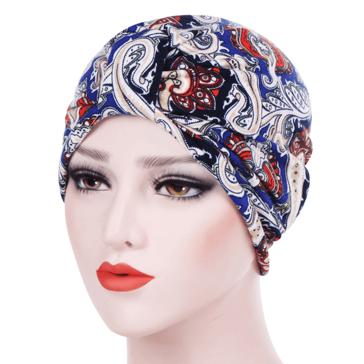 Women Summer Muslin Cotton Beanie Hat - MRSLM