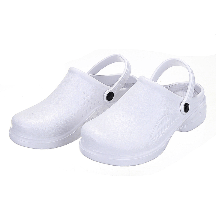 Women Medical Nursing Kitchen Slip on Comfortable Lightweight Anti-Slip Work Shoes Flats