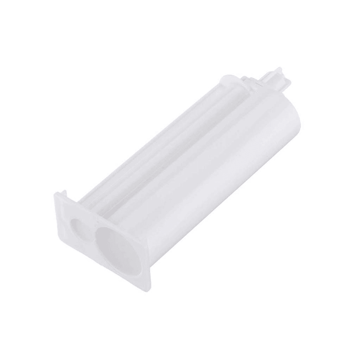 5Pcs/Set 50Ml 4:1 AB Glue Tube Dual Glue Cartridge Two Component Dispenser Tube with Mixing Tube Mixing Syringe for Industrial Glue Applicator