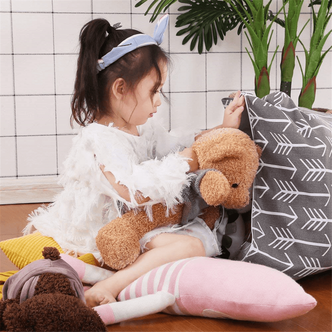 EXTRA LARGE Stuffed Animal Toy Storage Bean Bag Kids Bean Cover Soft Seat Lazy Sofa Star Diamond Shape Sofa