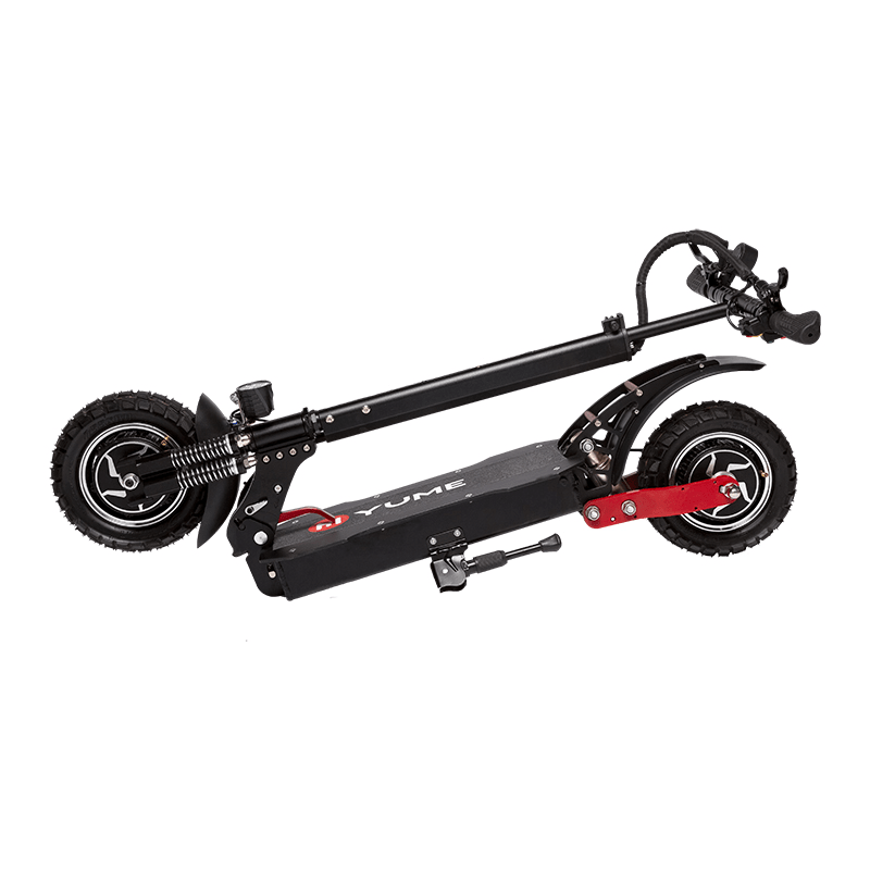 YUME YM-D5 Hydraulic Disc Brake Version 52V 2400W Dual Motor 23.4Ah Folding Electric Scooter 10Inch Vacuum Road Tires 65-70Km/H Top Speed 80Km Range Mileage Max Load 200Kg Scooter