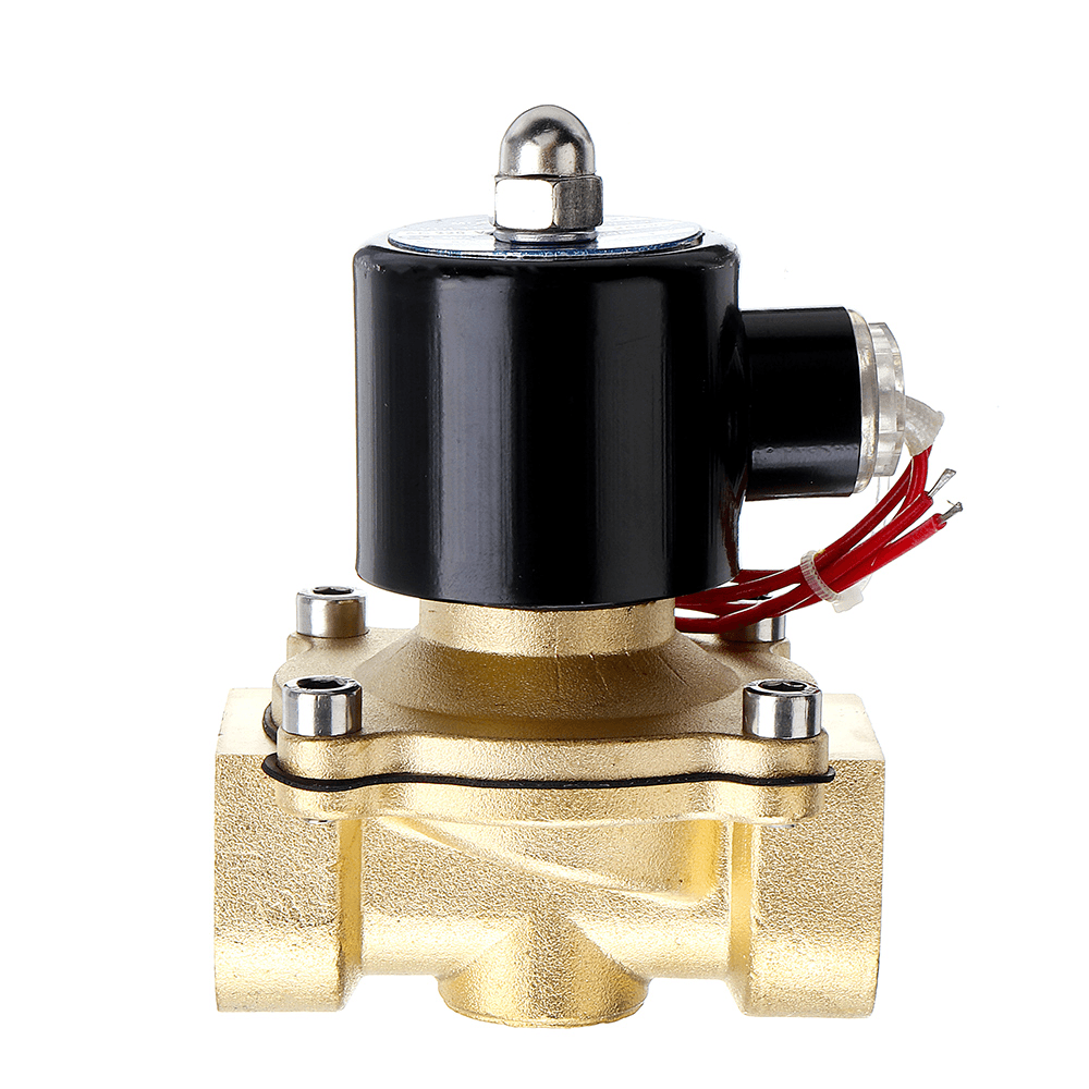 1/2 3/4 1 Inch 110V Electric Solenoid Valve Pneumatic Valve for Water Air Gas Brass Valve Air Valves