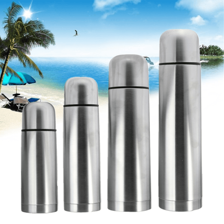 350/500/750/1000Ml Stainless Vacuum Cup Bottle Maintain Warm Travel Home Storage Warm Water Bottle - MRSLM