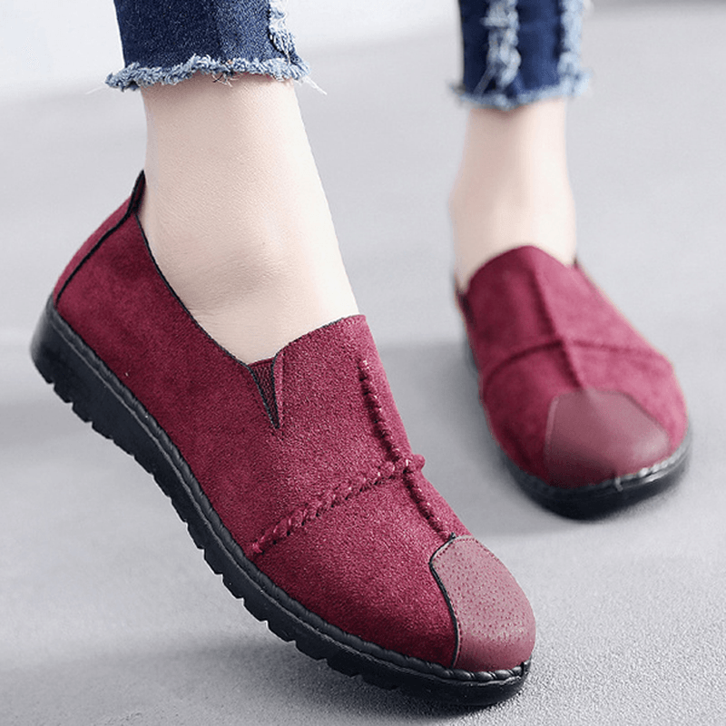 Women Casual Suede Soft Sole Loafers