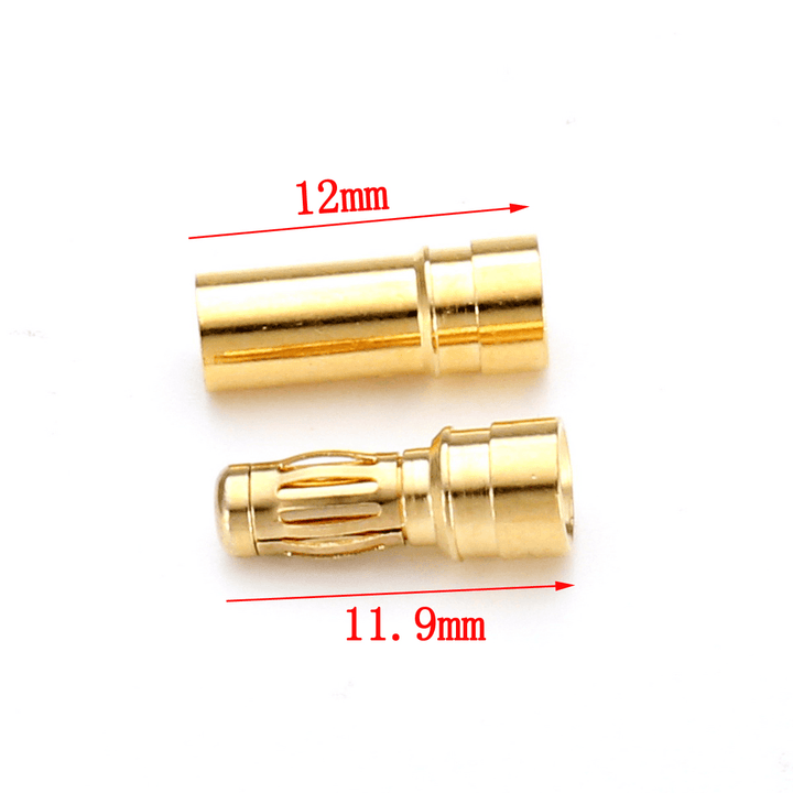 5 Pairs EC3 Connectors Lipo Battery Connector & Heat Shrink