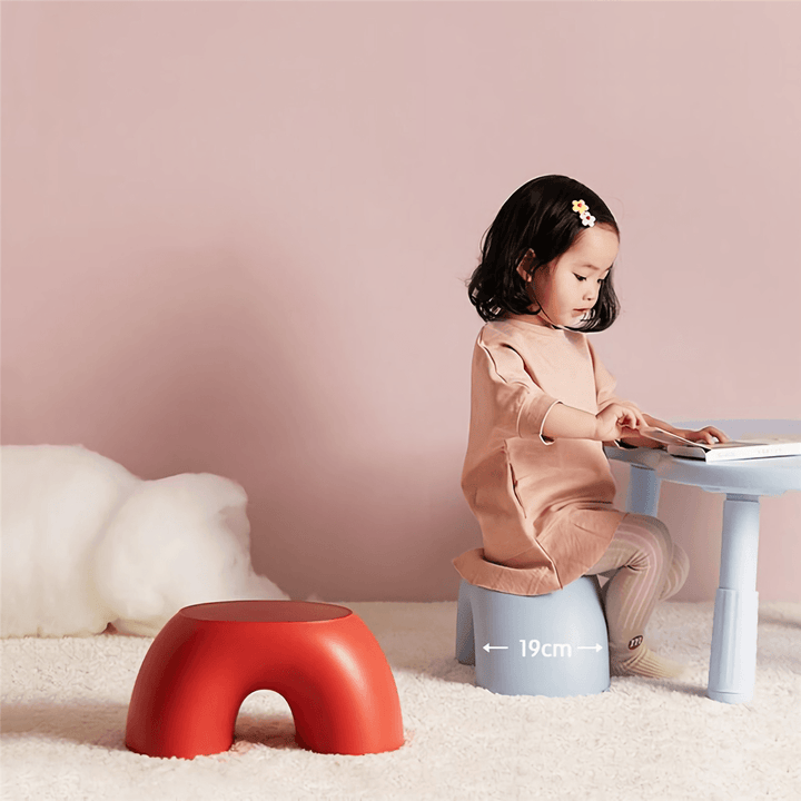 Semi-Ring Rainbow Small Bench Simple Home Indoor Chair Children Stool Footboard Stool Toy Sofa Kids Bedroom Interior Furniture