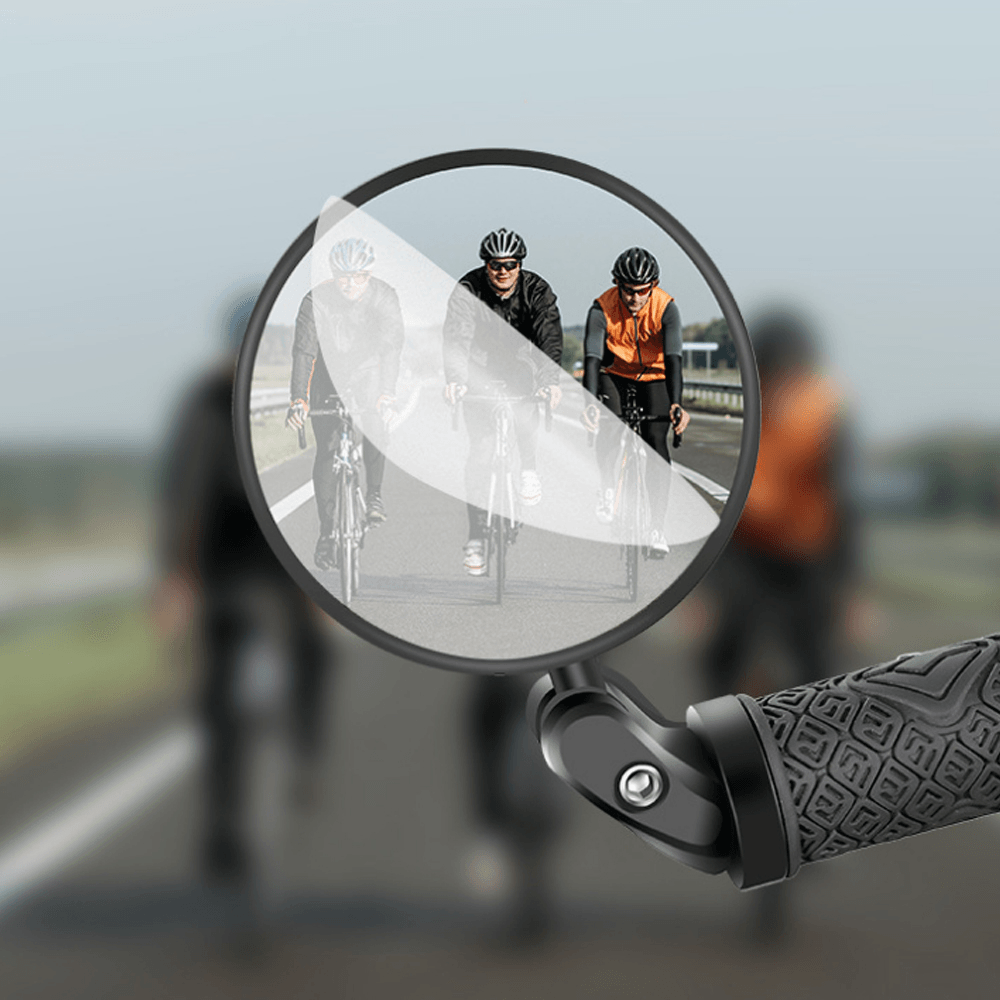 WEST BIKING 1 Pc Wide Range HD Bike Mirror Safe Crystal 360¬∞ Adjustable Blind Spot Rearview Mirror for 17.4-22Mm Handle Bar