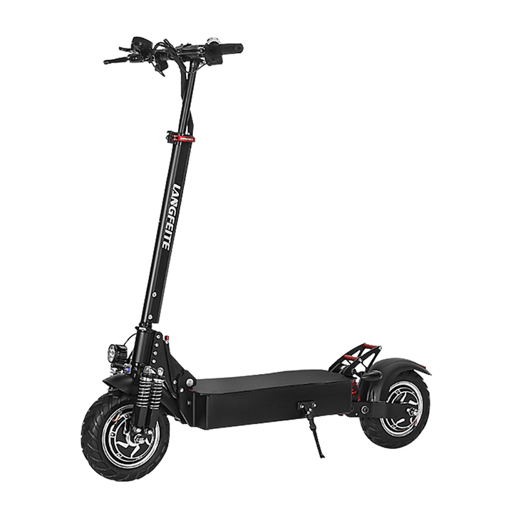 LANGFEITE L9 26Ah 52V 1000W Dual Motor Folding Electric Scooter Vehicle 10In 60Km/H Top Speed 70Km Mileage Double Brake System Max Load 150Kg EU Plug