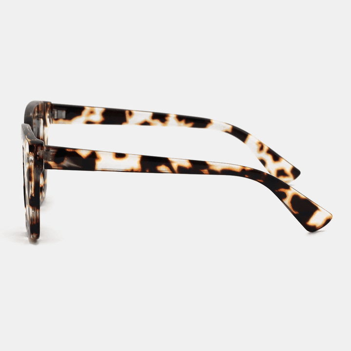 Unisex Leopard Thicken Full Frame Casual UV Protection Polarized Sunglasses