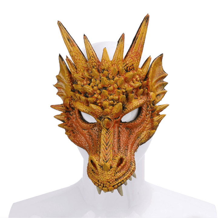 3D Animal Dragon Horror Mask Props Halloween Carnival Halloween Party Cosplay