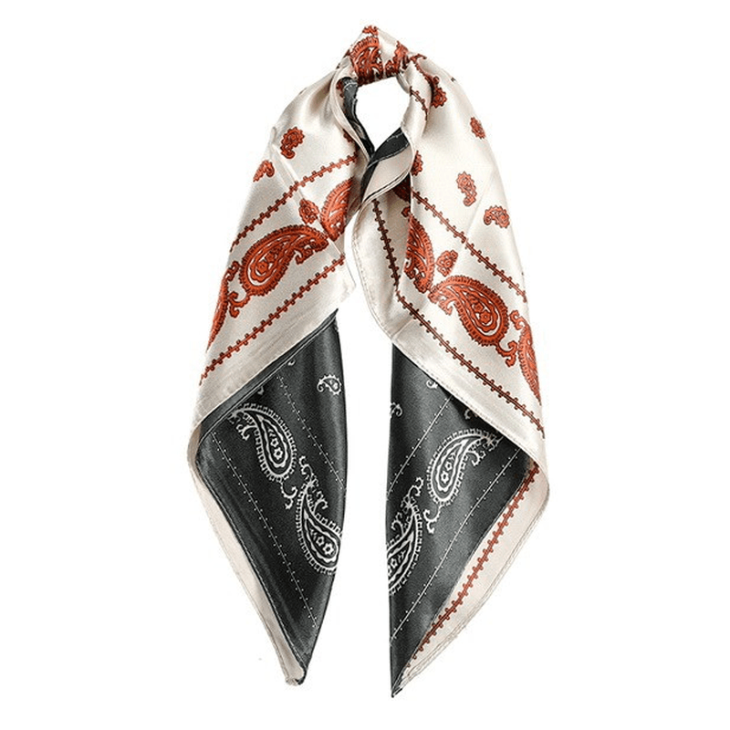 Fashion Women'S Color Matching Printed Hair Scarf