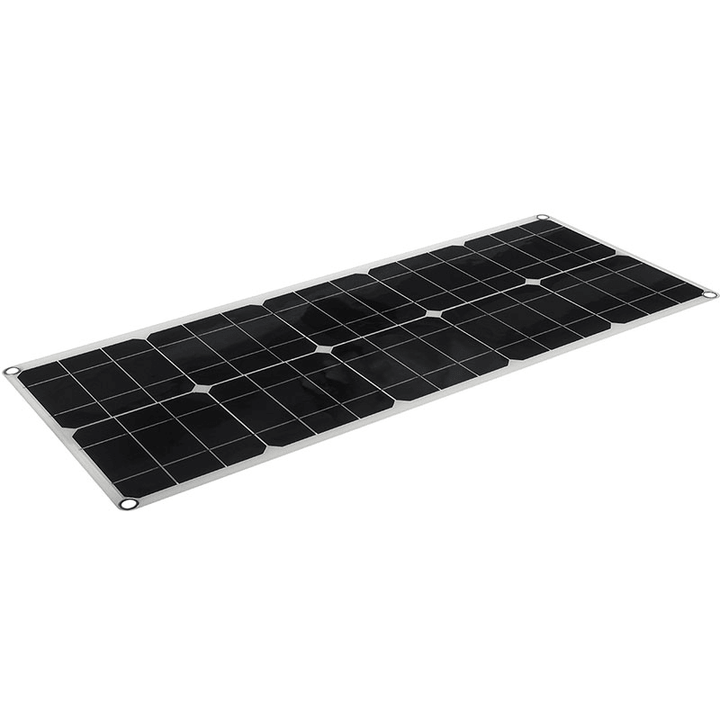 40W Flexible Solar Panel USB Monocrystalline Connecter Battery Charger for Camping Hiking Climbing Cycling