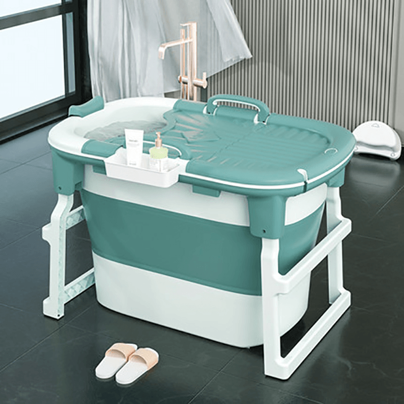 Xiaoshutong 8827 103CM Portable Folding Adult Bathtub Surround Lock Temperature with Heightened Barrel Design Saving Space for Bathroom - MRSLM