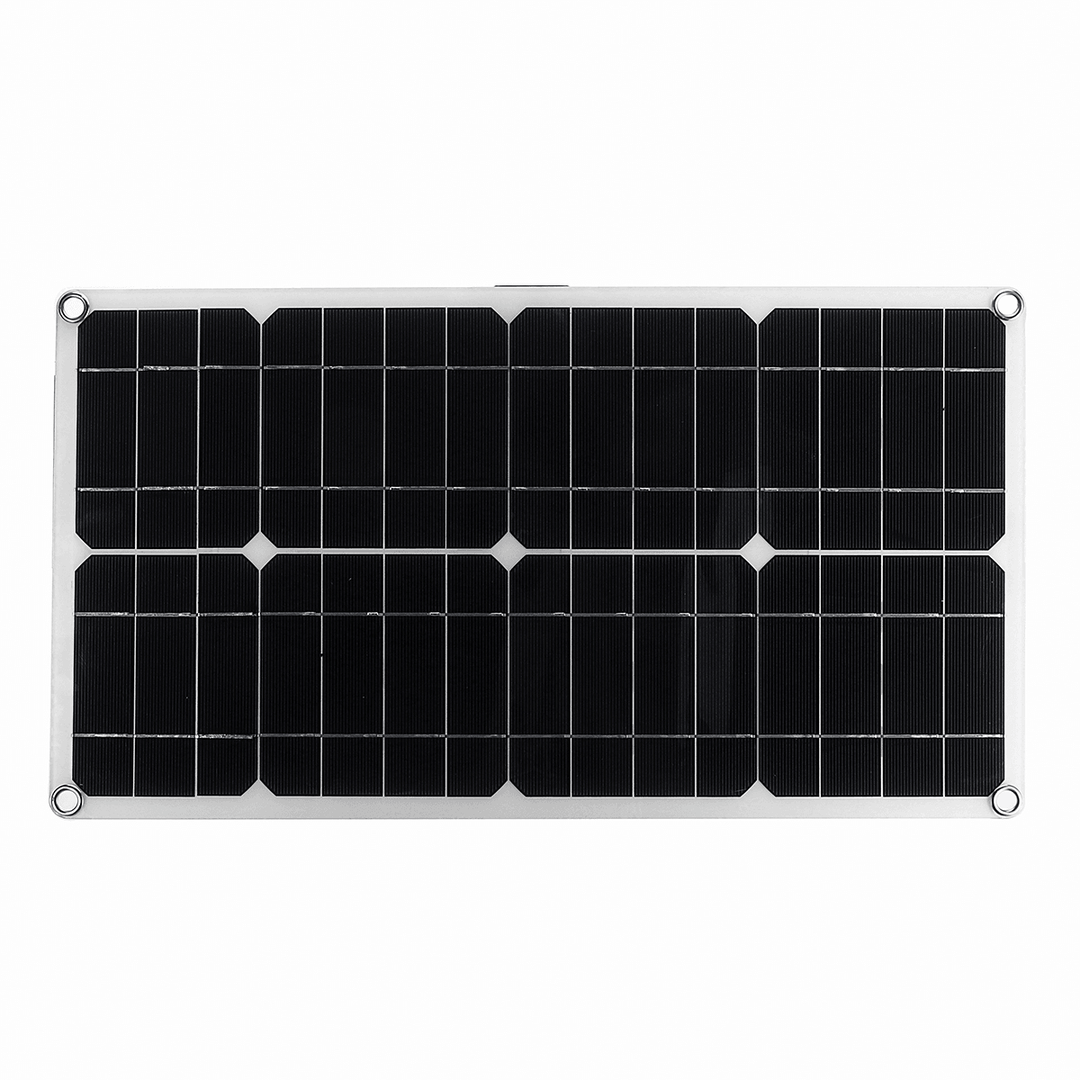 50W Solar Panel Solar Cells Poly Solar Panel Dual USB Output for Car Yacht 18/12/5V Battery Boat Charger