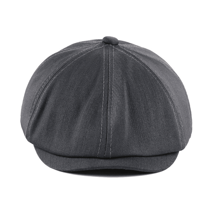 Men'S and Women'S Solid Color Retro Beret