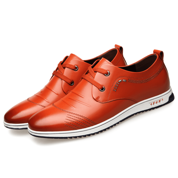 Men Non Slip Soft Casual Leather Shoes