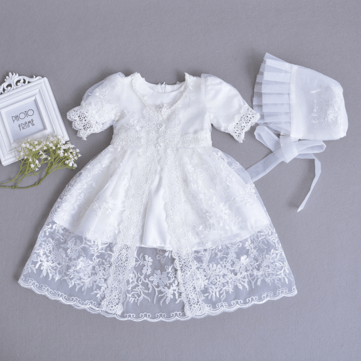 Cross Border for Fast Selling Baby Princess Dress, Baby Wash Gown, Lace Dress, Three Sets of Full Moon Skirt