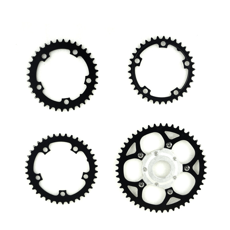 34T 38T 42T 44T 52T Bike Chainring Bike Mid Central Motor Single Chain Ring Cycling Bicycle Accessories