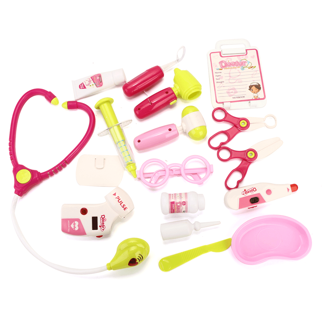 Kids Doctor Nurse Role Play Toy Set Medical Play Set Educational Children Gift Interest Development for over 9 Mouth Kids