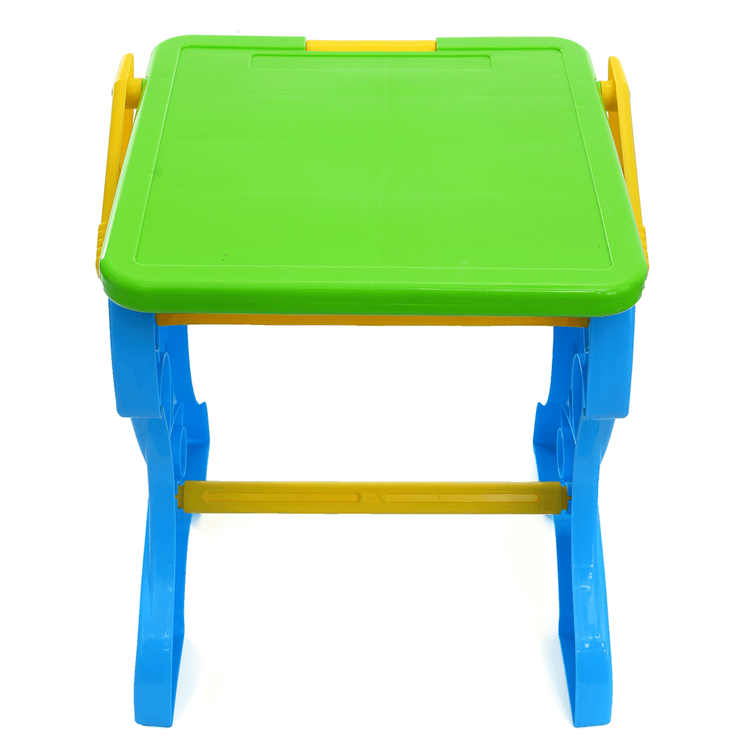 Multifunctional Folding Drawing Board Writing Board Learning Table with Chair Kid'S Educational Tools