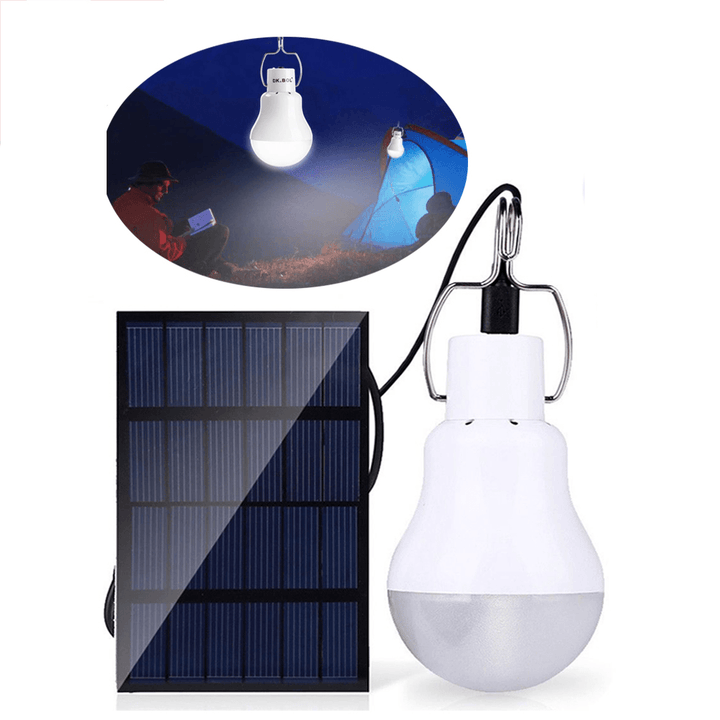 130LM Solar Powered Led Light Bulb with Remote Control Super Bright Spotlight Portable Outdoor Camping Tent Fishing Lamp