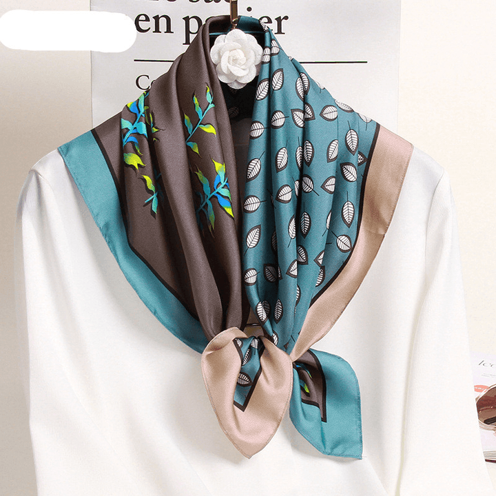 New Spring Silk Scarf Small Square Scarf Hangzhou Silk Thin Scarf