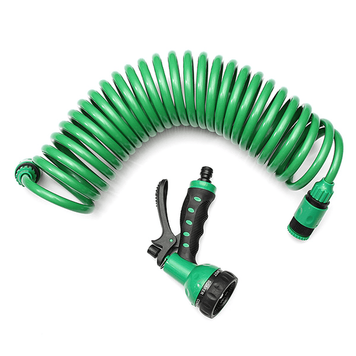 25FT Flexible Portable Expandable Garden Water Hose with Nozzle