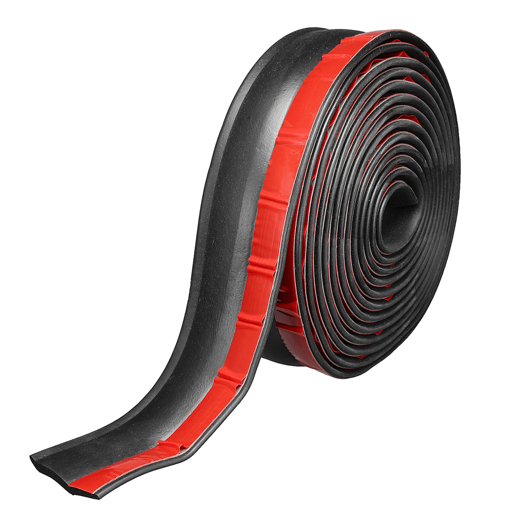 3-5.5M Garage Door Sealing Tape Strip Bottom Rubber Weatherproof Foot Garage Door Weather Threshold Seal