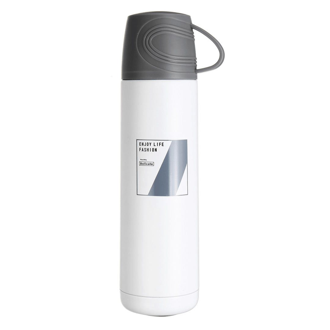 500Ml Stainless Steel Vacuum Insulation Water Bottle Thermos Cup Outdoor Sports Travel Tea Mug