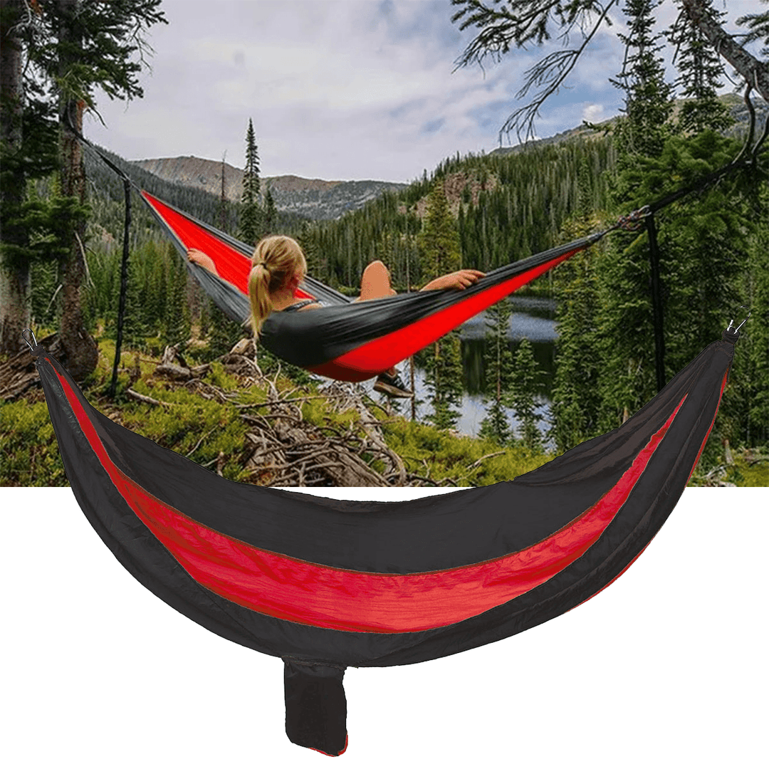 Outdoor Hammock Camping Ultra Light Nylon Portable Hammock for Double Person