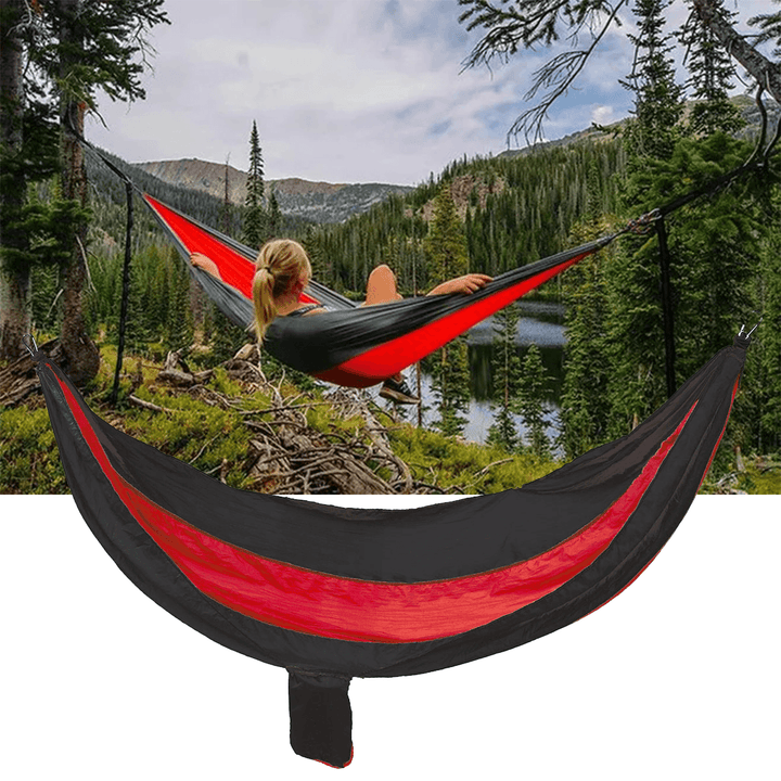 Outdoor Hammock Camping Ultra Light Nylon Portable Hammock for Double Person