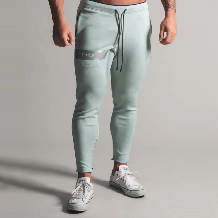 Slim-Fit Feet Sweatpants, Long Casual Fitness Pants