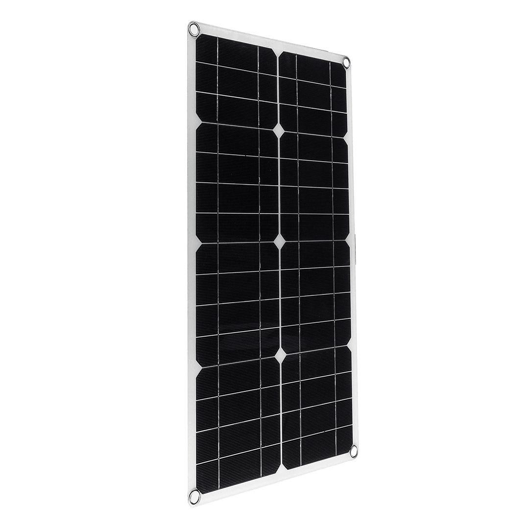 50W Solar Panel Solar Cells Poly Solar Panel Dual USB Output for Car Yacht 18/12/5V Battery Boat Charger