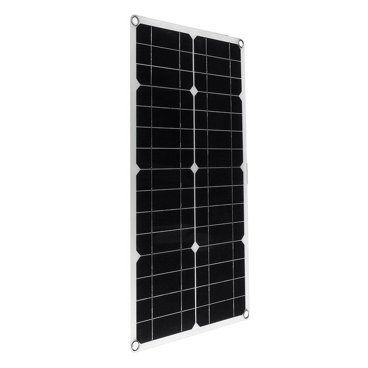 50W Solar Panel Solar Cells Poly Solar Panel Dual USB Output for Car Yacht 18/12/5V Battery Boat Charger