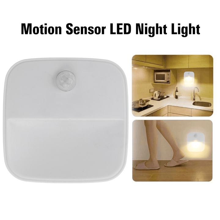 110-220V EU Plug Motion Sensor Night Light Auto Turn On/Off Human Movement Sensing Lamp