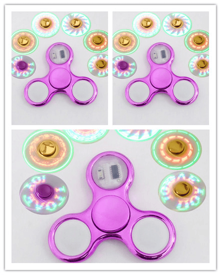 Fingertip Spinner High Speed Adult Finger Decompression Luminous Luminous Toy with Light