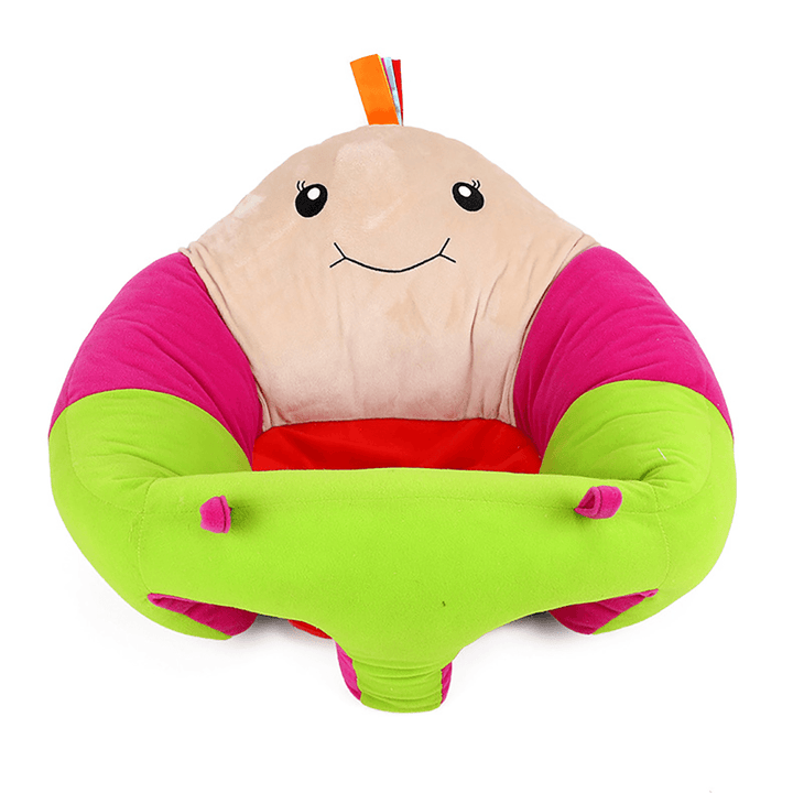 Infant Baby Sitting Chair Soft Cartoon Chair Pillow Cushion Sofa Plush Learning Chair Holder Plush Toys for Childrens - MRSLM