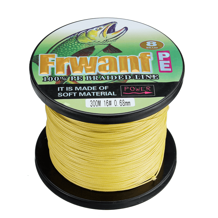 PE Braid Line 300M 8 Strands Braided Fishing Line Multicolor Super Power Fishing Line