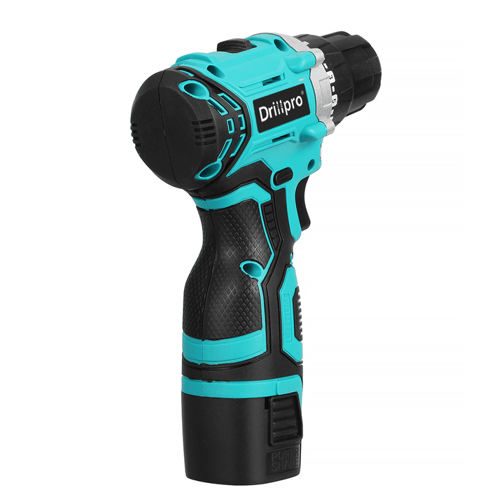 Drillpro 16.8V Brushless Electric Drill Driver Portable Rechargeable Screwdriver Power Tool W/ 1/2 Battery