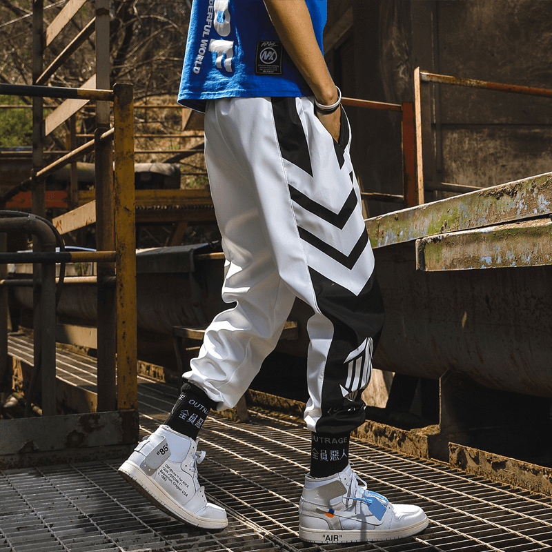 Falling Wide Leg Pants All-Match Harajuku Straight-Leg Sports Pants