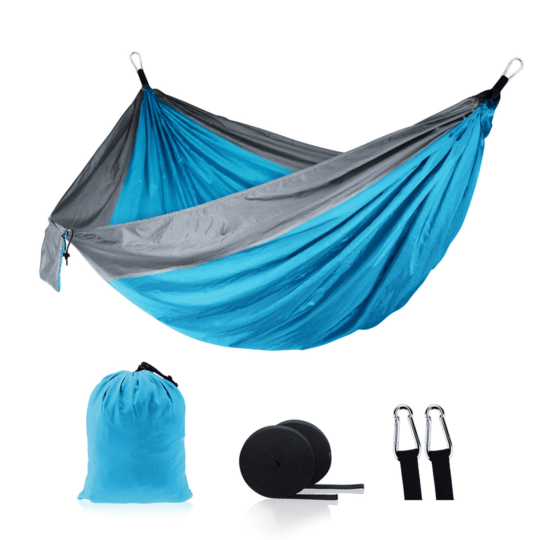 2 Person Double Hammock Hanging Bed Garden Swing Outdoor Camping Travel