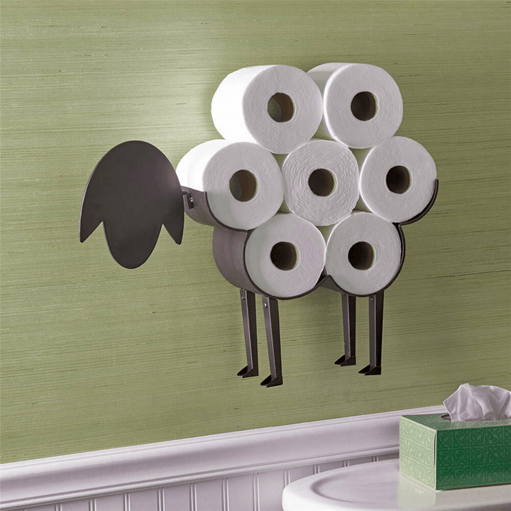 Toilet Paper Roil Holder Wall Mount Paper Storage Stand Toilet Holder Stand Tissue Rollpaper Rack