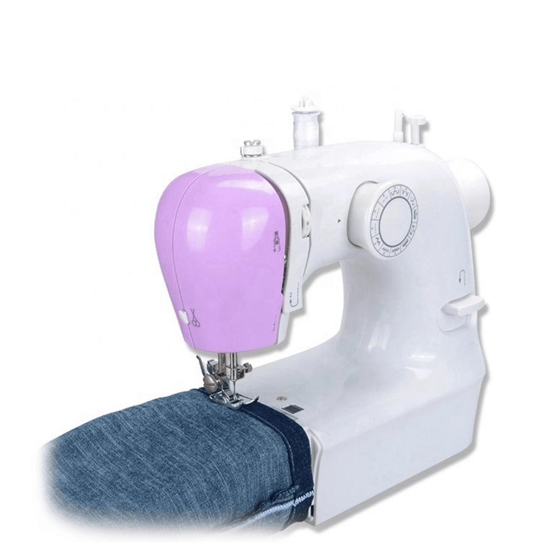 Mini Desktop Portable Electric Sewing Machine 12 Stitches Household DIY Clothes