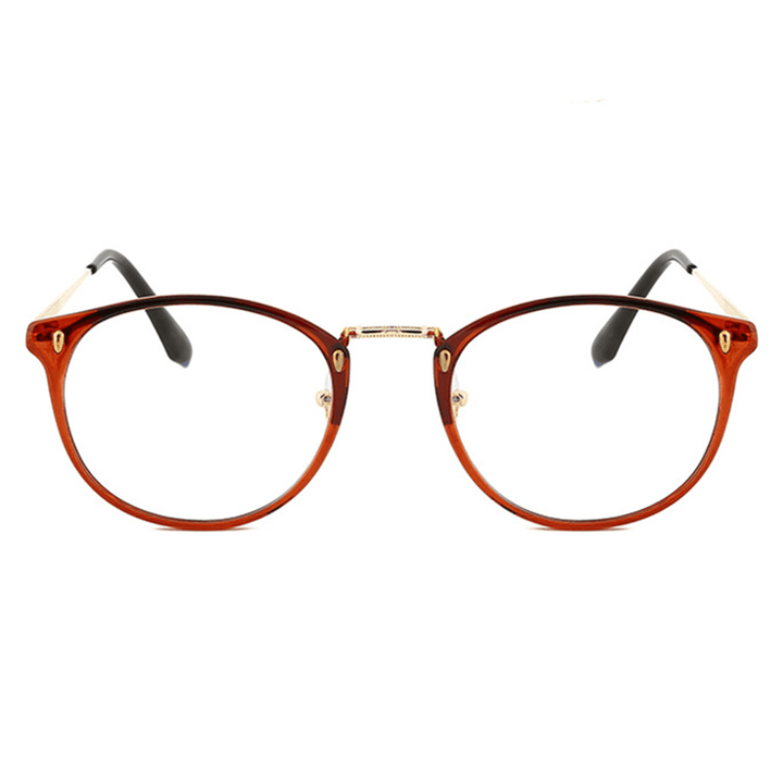 Women Men Metal Frame Blue Light Blocking Glasses