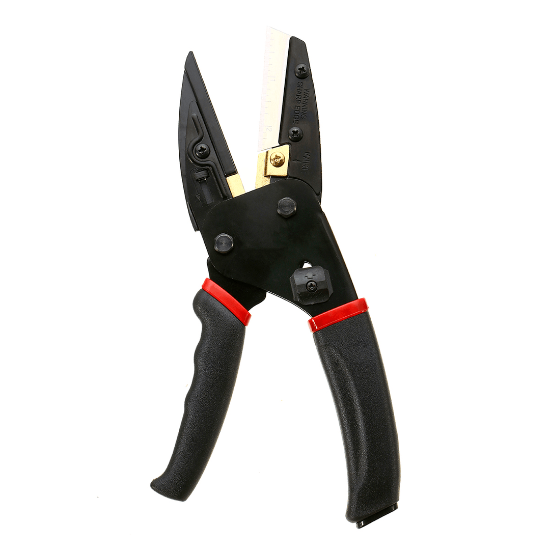 3 in 1 Cutting Tool Multi Cut Pliers Wire Black Power Cut Garden Pruning Shears with 3Pcs Extra Blades Wire Stripper Scissors for Cutting Cable Leather Electrician Hand Crimping Tools