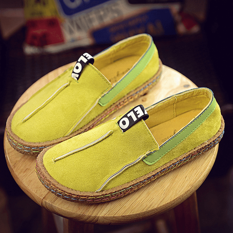 Women Soft Sole Pure Color Flat Loafers